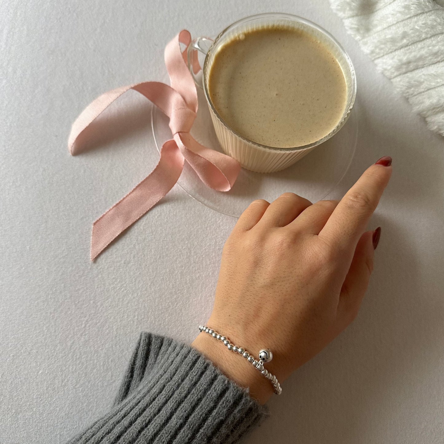Armband Smiley silber