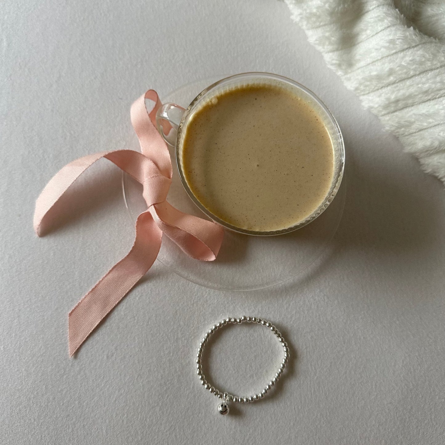 Armband Smiley silber