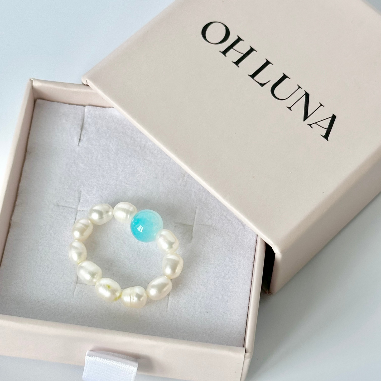 Ring Malina blau