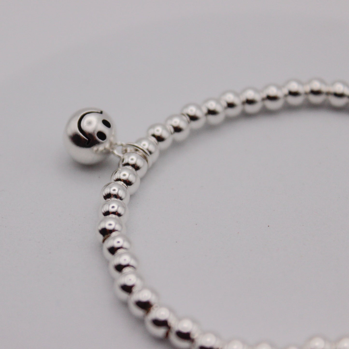 Armband Smiley silber