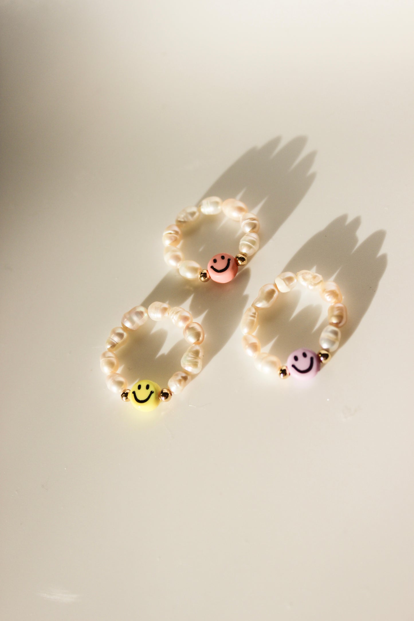 Ring Smiley lila