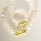 Schmuck-Set Smiley gelb